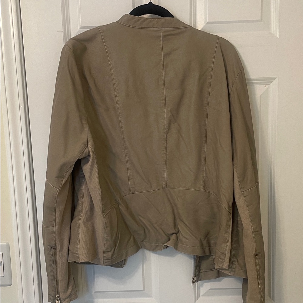 Black Rivet Beige Jacket XXL - Picture 6 of 6